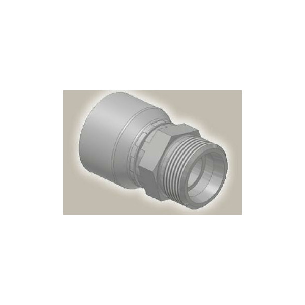 Koncovka přímá, vnější metric. závit, ISO 12151-2-S-S/CES - M42x2