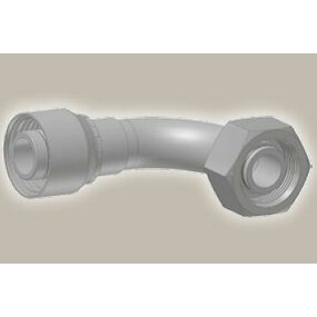 Koncovka koleno 90°, metric. závit, ISO 12151-2-SWE-S/DKOS90° - M42x2