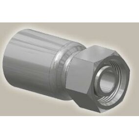 Koncovka přímá, metr. závit kuž. 24°, převl. matice, S - těžká řada - M42x2