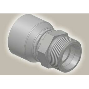 Koncovka přímá, metric. závit, ISO 12151-2-S-S/CES - M52x2