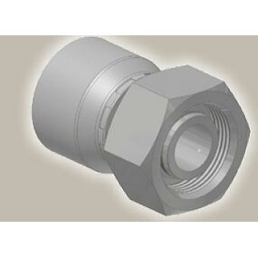 Koncovka přímá, metric. závit, ISO12151-2-SWS-S/DKOS - M36x2