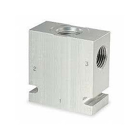 Univerzální 3cestný blok pro hydraulické vestavné ventily - C12-3